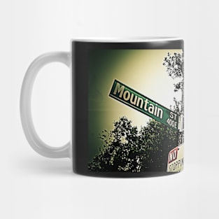 Mountain Street & Oakland Avenue, Pasadena, California by Mistah Wilson Mug